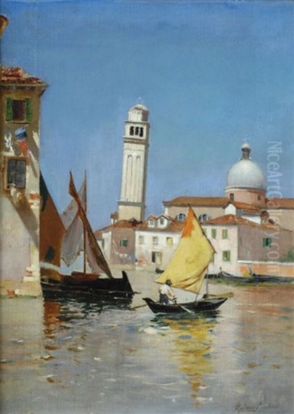 Torcello Oil Painting by Rubens Santoro