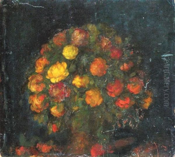 Fleurs Oil Painting by Nikolai Nikolaevich Sapunov