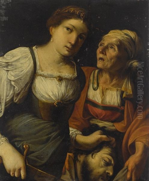 Judith With The Head Of Holofernes Oil Painting by Carlo Saraceni