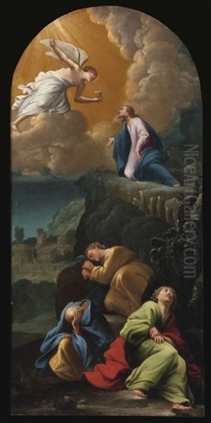 The Agony In The Garden Oil Painting by Carlo Saraceni