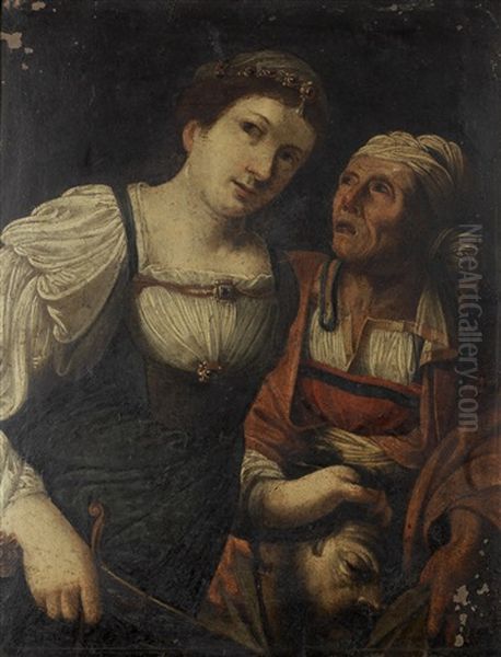 Judith With The Head Of Holofernes Oil Painting by Carlo Saraceni