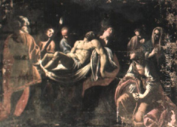 The Deposition Oil Painting by Carlo Saraceni