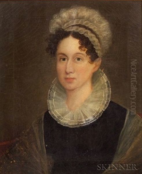 Portrait Of Fannie Paddock Oil Painting by Henry Sargent