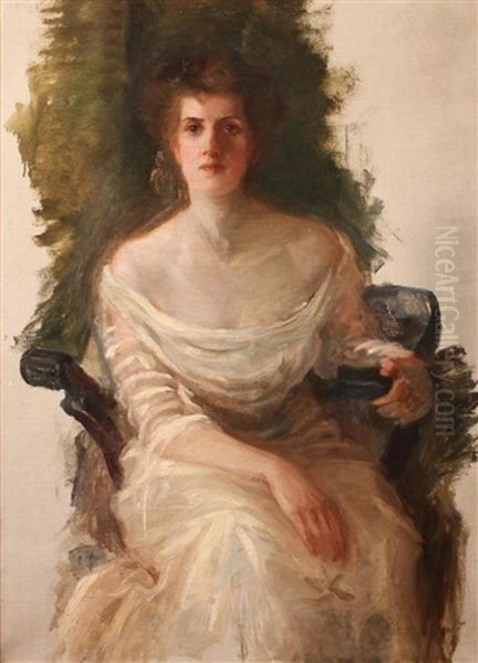 Unfinished Portrait Oil Painting by John Singer Sargent