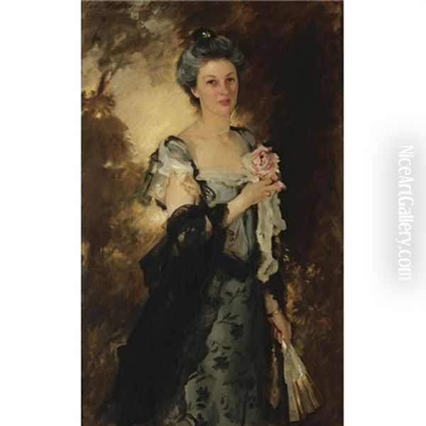 Mrs. William Crowninshield Endicott Jr. Oil Painting by John Singer Sargent