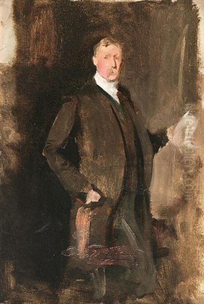 Study For A Portrait Of Captain John Spicer Oil Painting by John Singer Sargent