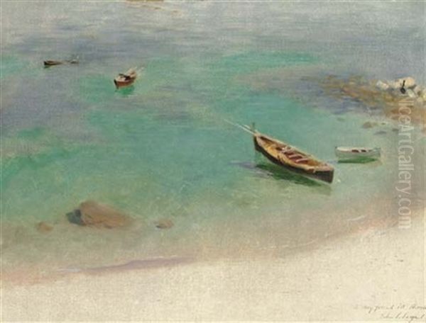 A Sketch: Capri Oil Painting by John Singer Sargent