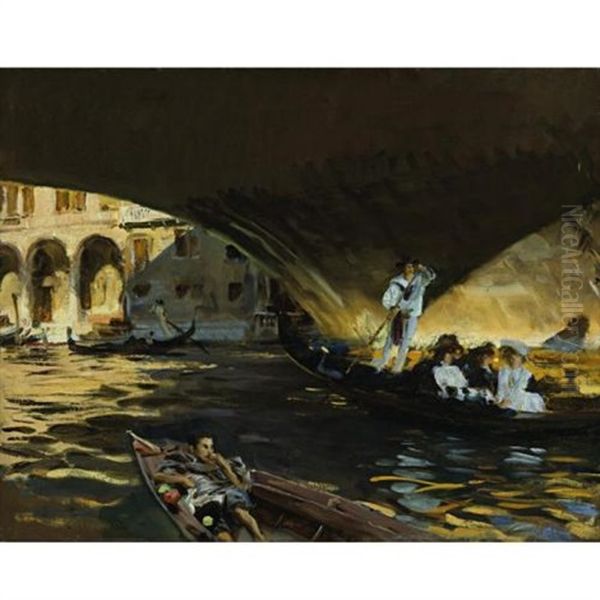 The Rialto Oil Painting by John Singer Sargent