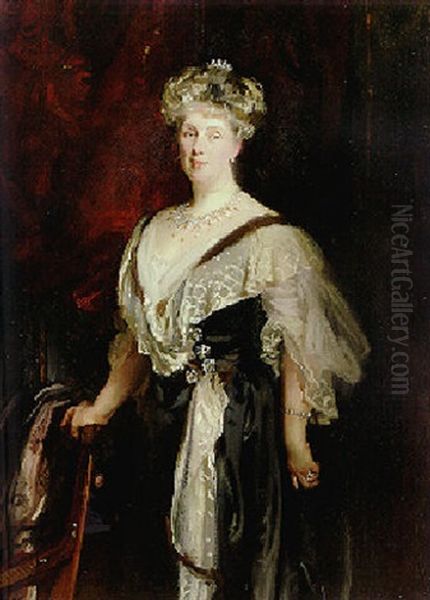 Lady Caroline Williamson Oil Painting by John Singer Sargent