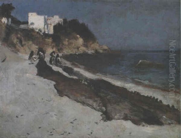 The Coast Of Algiers Oil Painting by John Singer Sargent