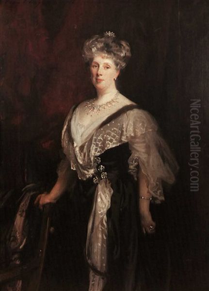 Portrait Of Lady Williamson Oil Painting by John Singer Sargent