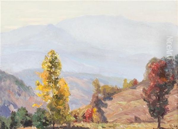 Smokies Oil Painting by Paul Turner Sargent