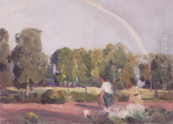 The Rainbow Oil Painting by Paul Turner Sargent