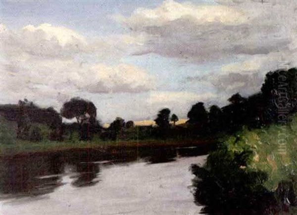 Riverbend Oil Painting by Paul Turner Sargent