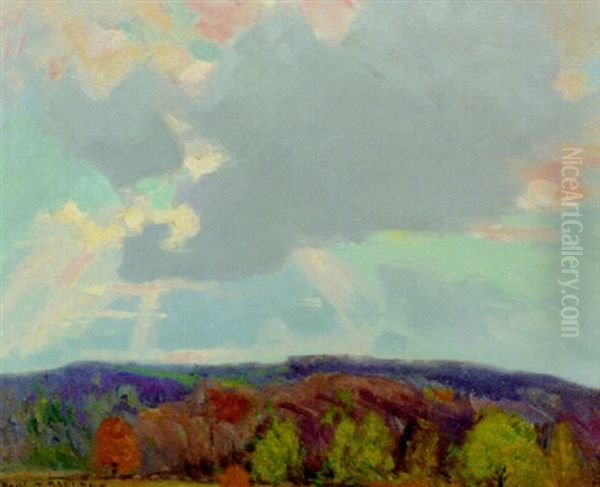 Midwestern Landscape Oil Painting by Paul Turner Sargent