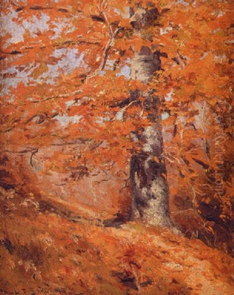 Autumn Landscape Oil Painting by Paul Turner Sargent