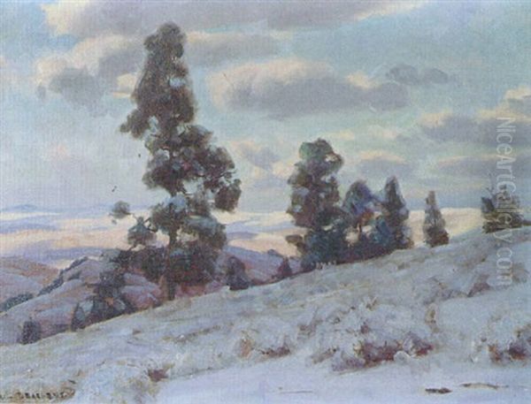 Winter Solitude Oil Painting by Paul Turner Sargent