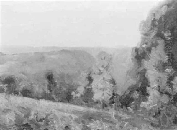 Hills Of Brown County Oil Painting by Paul Turner Sargent