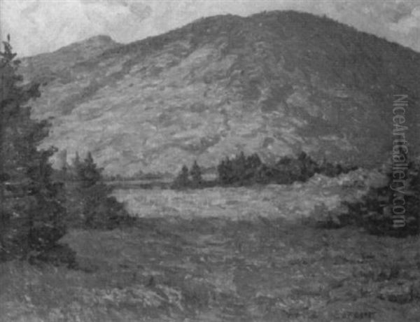 Northern Landscape With Mountain Oil Painting by Walter Sargent