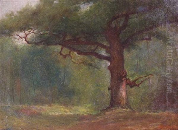 Dagobert Oak Oil Painting by William Sartain