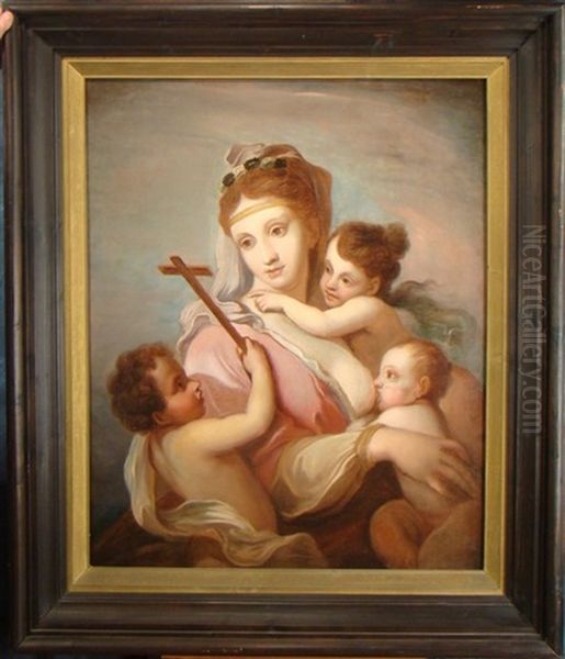 Charite Oil Painting by Andrea Del Sarto