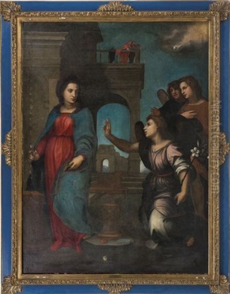 La Anunciacion Oil Painting by Andrea Del Sarto