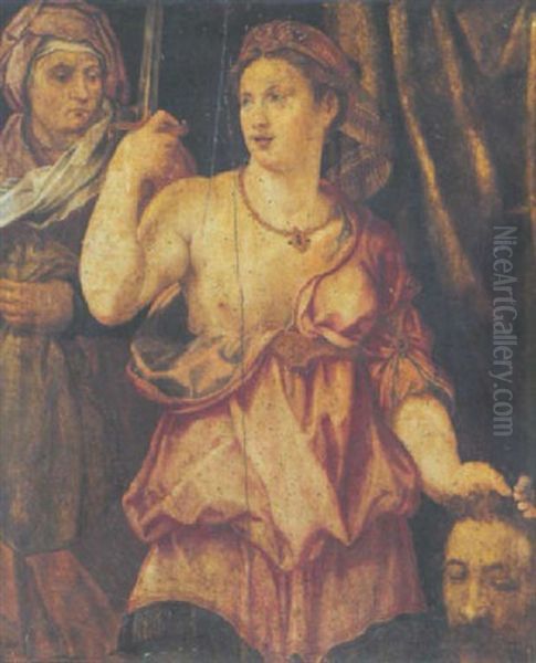 Judith Und Das Haupt Des Holofernes Oil Painting by Andrea Del Sarto