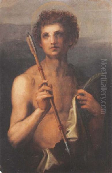 Saint Sebastien Oil Painting by Andrea Del Sarto