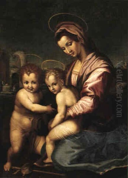 Maria Med Barnet Oil Painting by Andrea Del Sarto