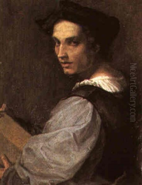 Portrait Of A Man Oil Painting by Andrea Del Sarto