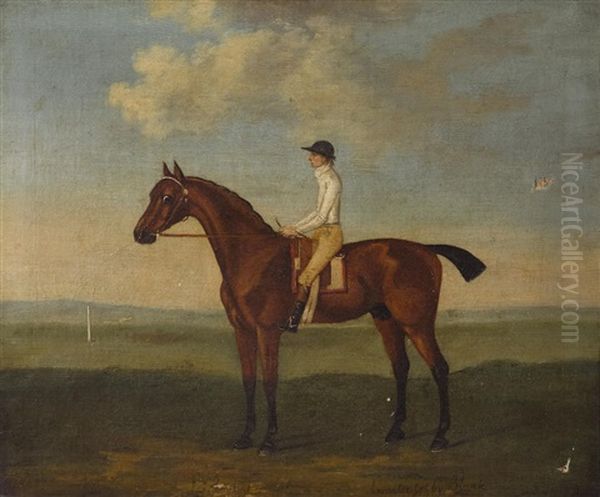 Ancaster, A Bay Racehorse With James Hawkins Up Oil Painting by Francis Sartorius the Elder