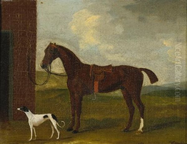 Horse And Hound Oil Painting by Francis Sartorius the Elder