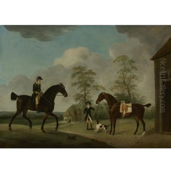 A Master Of The Hounds, Said To Be From The Bowes Family Oil Painting by Francis Sartorius the Elder