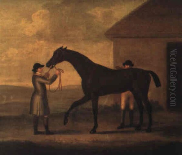 Mexican Scraping After Winning The Stakes At Newmarket, 1778 Oil Painting by Francis Sartorius the Elder