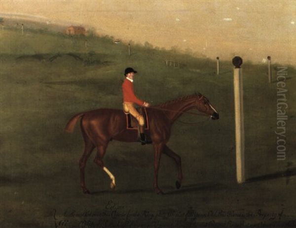 'eclipse' With Jockey Up Walking The Course For The King's Plate 1776 Oil Painting by Francis Sartorius the Elder