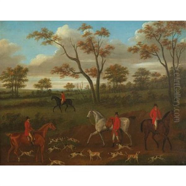 The Hunt Oil Painting by John Francis Sartorius