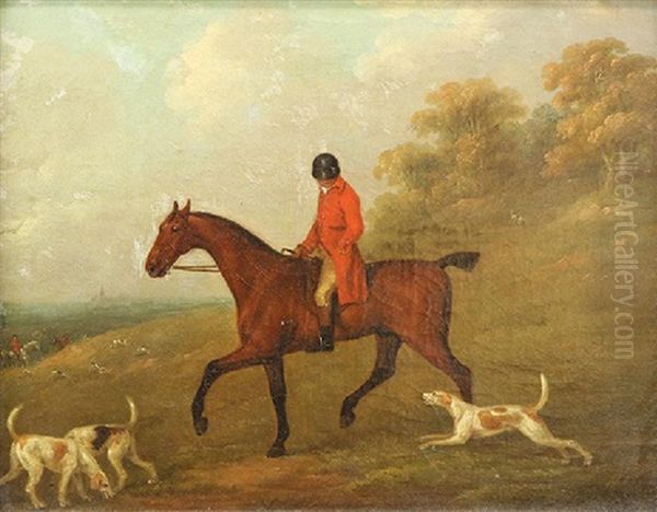 Trail Role, No. 2;  Digging For The Fox N. 5 (2 Works) Oil Painting by John Nost Sartorius