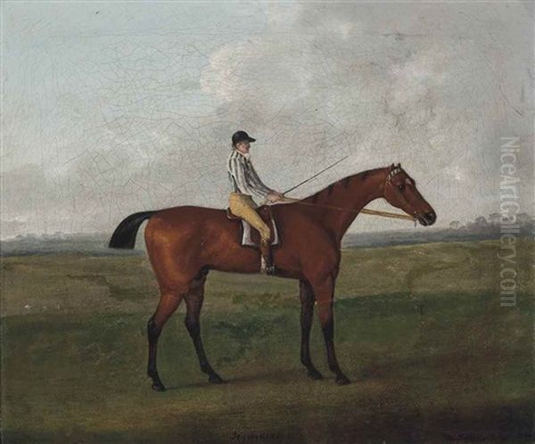 Skyscraper With Jockey Up Oil Painting by John Nost Sartorius