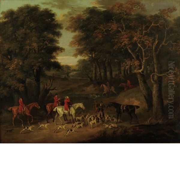 The End Of The Hunt Oil Painting by John Nost Sartorius