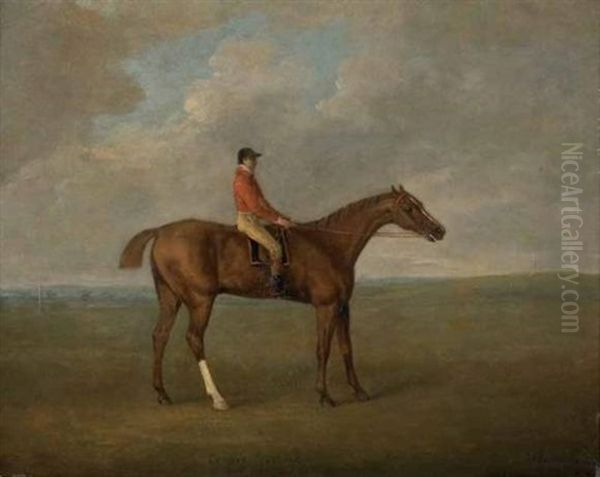 Le Pur-sang Eclipse Monte Par Son Jockey Oil Painting by John Nost Sartorius