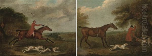 Tally Ho! (+ The Kill; Pair) Oil Painting by John Nost Sartorius