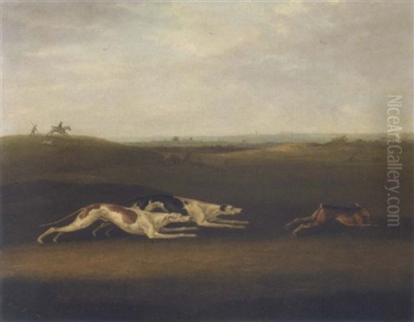 Full Cry (+ The Kill; Pair) Oil Painting by John Nost Sartorius