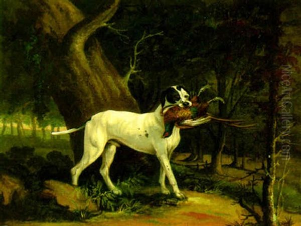 Retrieving Game Oil Painting by John Nost Sartorius