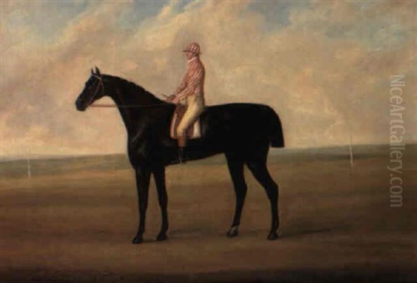 Sir Charles Bunbury's Racehorse 'smolensko' With Tom Goodisson Up Oil Painting by John Nost Sartorius