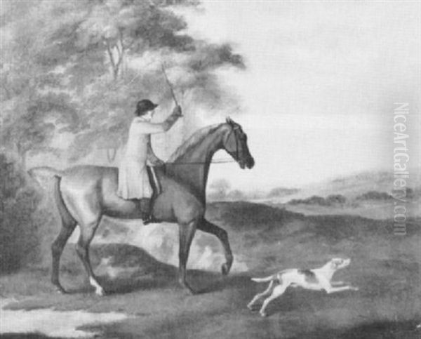 A Huntsman And Hound;                                       The Kill by John Nost Sartorius