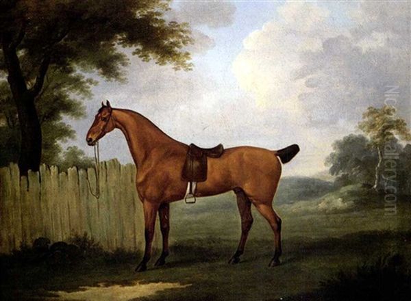 The Heavyweight Hunter Oil Painting by John Nost Sartorius