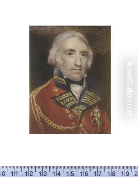 General Sir John Doyle, 1st Baronet Gcb, Kch (1756-1834) Oil Painting by Robert William Satchwell