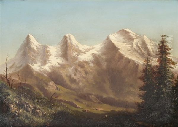 Eiger, Monch Und Jungfrau by Hubert Sattler