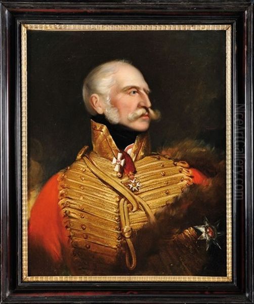 Ernest-auguste Ier De Hanovre, Duc De Cumberland, 5e Fils De Georges Iii Oil Painting by George Saunders