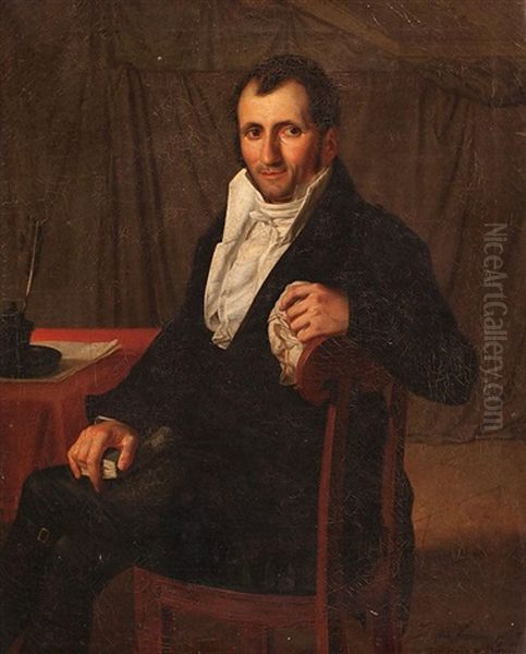 Retrato De Un Joven by Felix Saurines